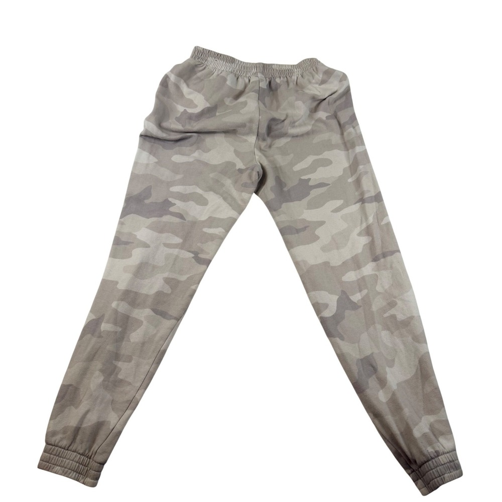 PINK Victoria's Secret Grey Camo Fleece Jogger Sweatpant Womens Small Camouflage